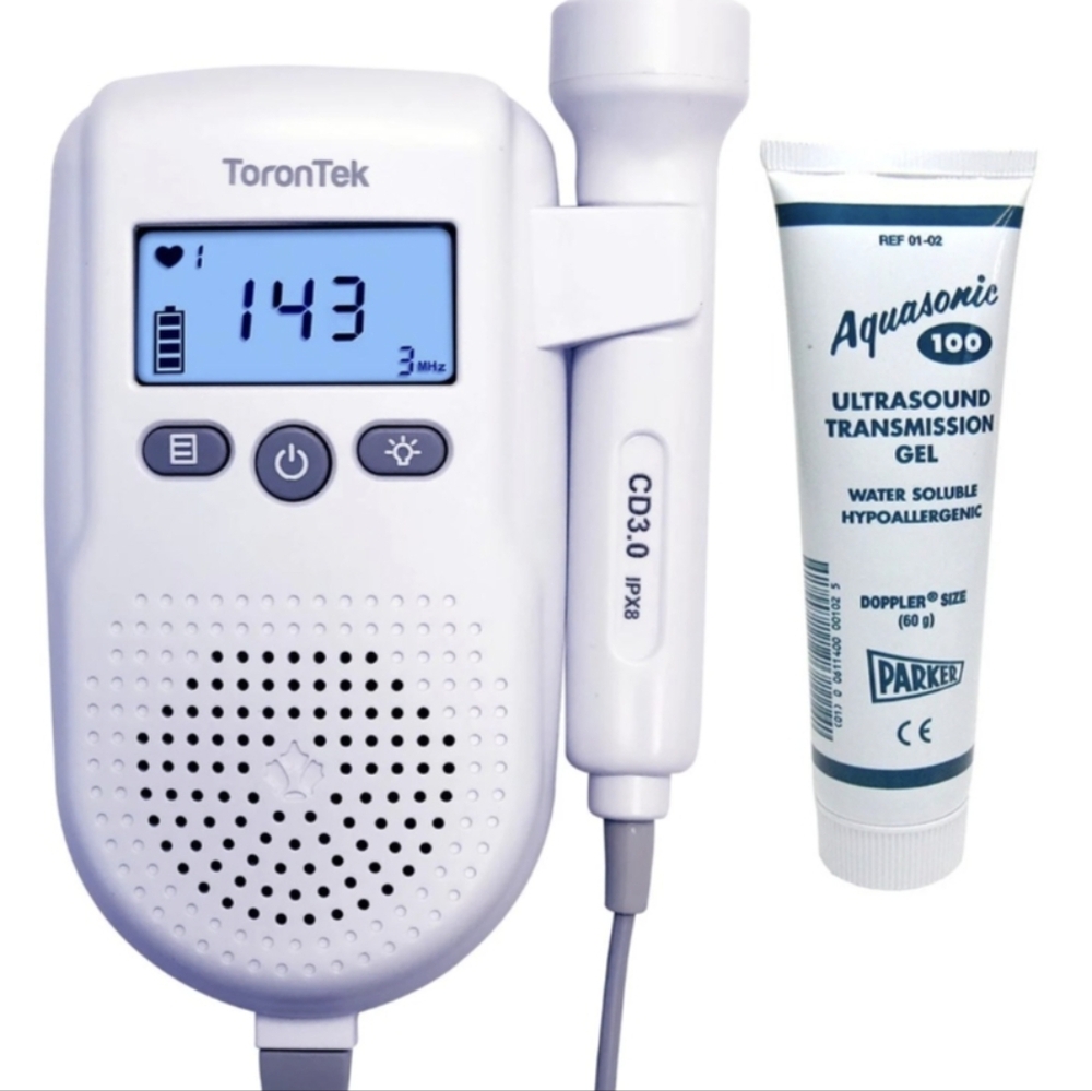 Brand new in box, ToronTek Fetal Doppler Model R88 in White and Red
